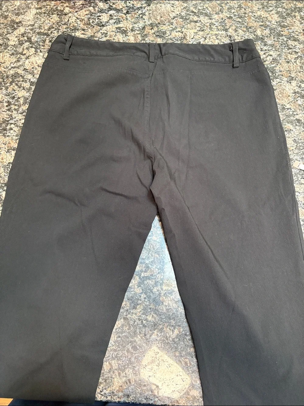 Stretch Black Woman’s Dress Pants Sz 3/4 Long
